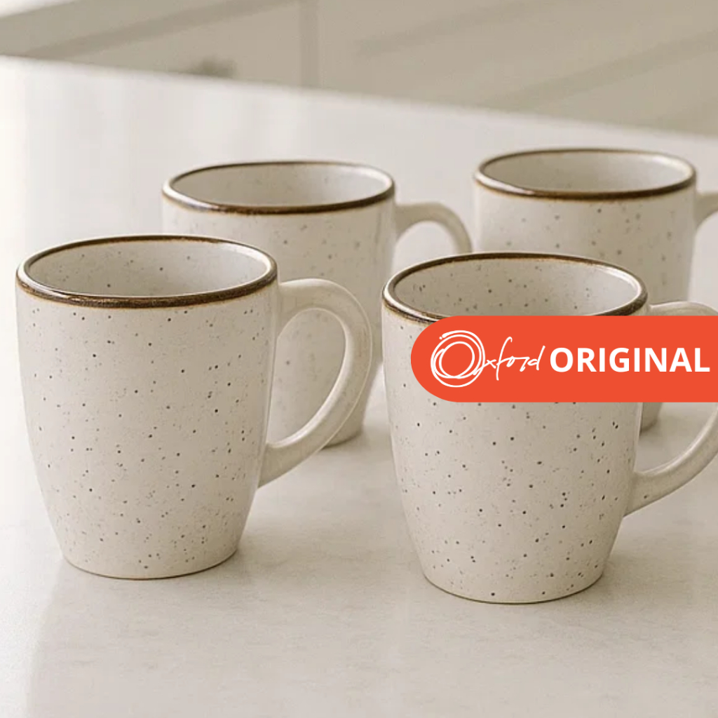 Cj 4 Canecas 260ml em Porcelana Ryo Maresia - Oxford Original