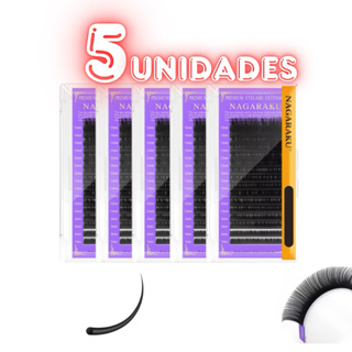 Kit 5un Caixas Nagaraku Fio a Fio Volume Russo 0.07 D Caixa Roxa Envio Imediato em Oferta na Shopee