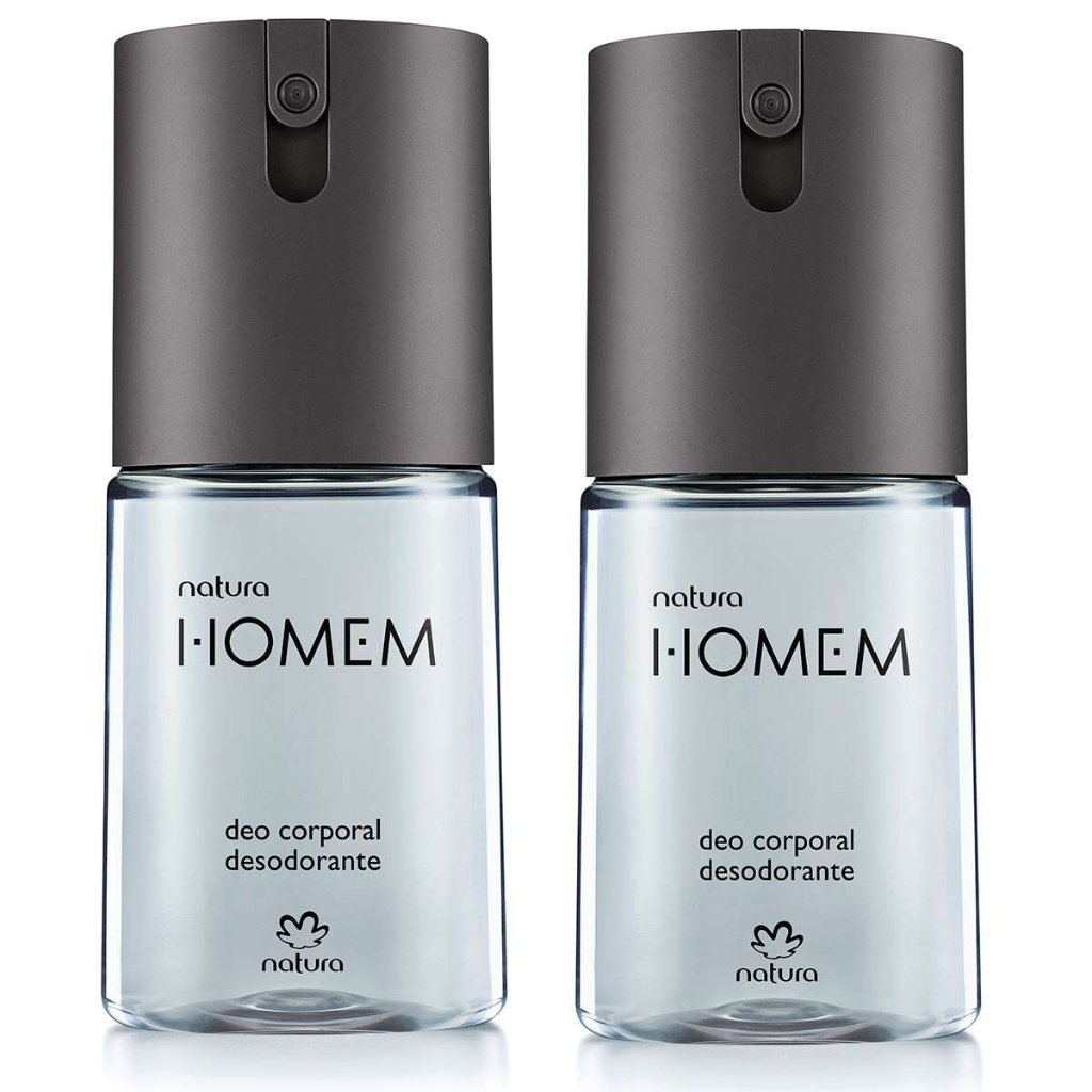 Natura Homem Deo Corporal Masculino Fragrância Amadeirado Perfume
