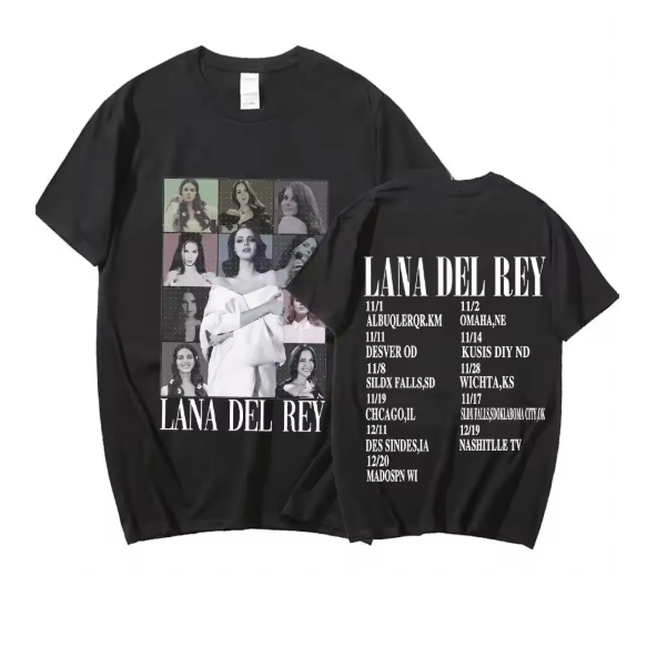 Camiseta Camisa Blusa Algodão Unissex Cantor lana del rey