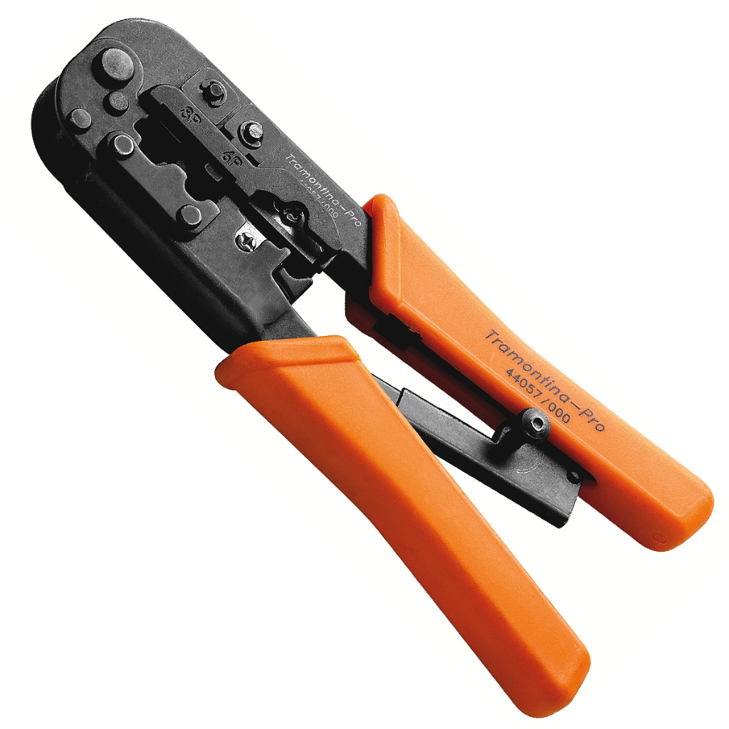 Alicate Crimpador de Terminais Tramontina Pro com Catraca 44057/100 em Oferta na Shopee