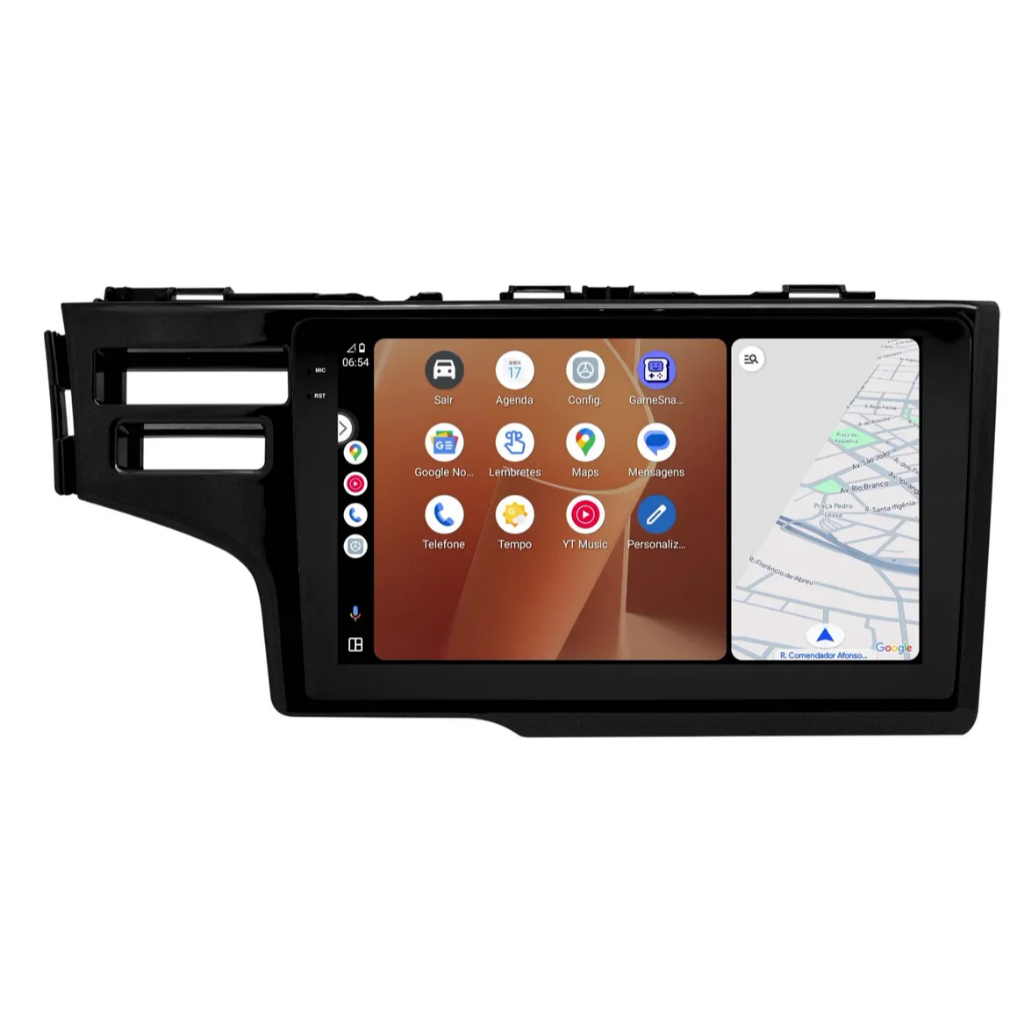 Multimidia Honda Fit Wrv Android 14 2gb 32gb 9p Carplay Wifi + Camera de Ré