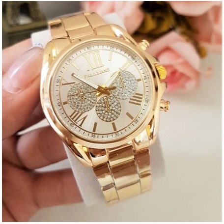 Relógio Feminino Pallyjane A Prova D' Agua Moda Blogueira Relogio luxo P18 2342 em Oferta na Shopee