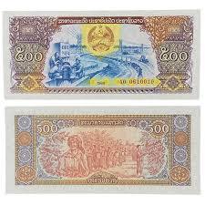 Cédula de 500 KIP Laos 🇱🇦 FE - 2015