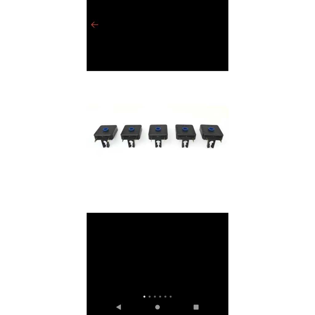 kit interruptor rotativo cooktop fischer com 5 unidades