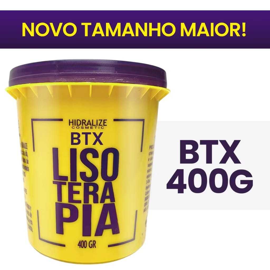 Progressiva Orgânica BTX Capilar Botox Sem Formol Lisoterapia Dos Fios 400g Hidralize