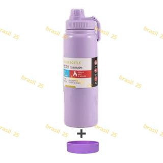 Garrafa Térmica Vácuo Anti Vazamento 800ml Escolar Infantil Adulto Com Alça Chaveiro Com Borracha Anti Derrapante em Oferta na Shopee
