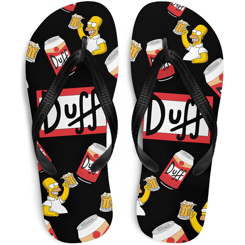 Chinelo Duff Simpsons Personalizado Adulto 3 Modelos