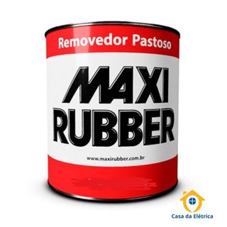 Removedor Pastoso Maxi Rubber 500g removedor de tintas remove tinta de madeira metal entre outros