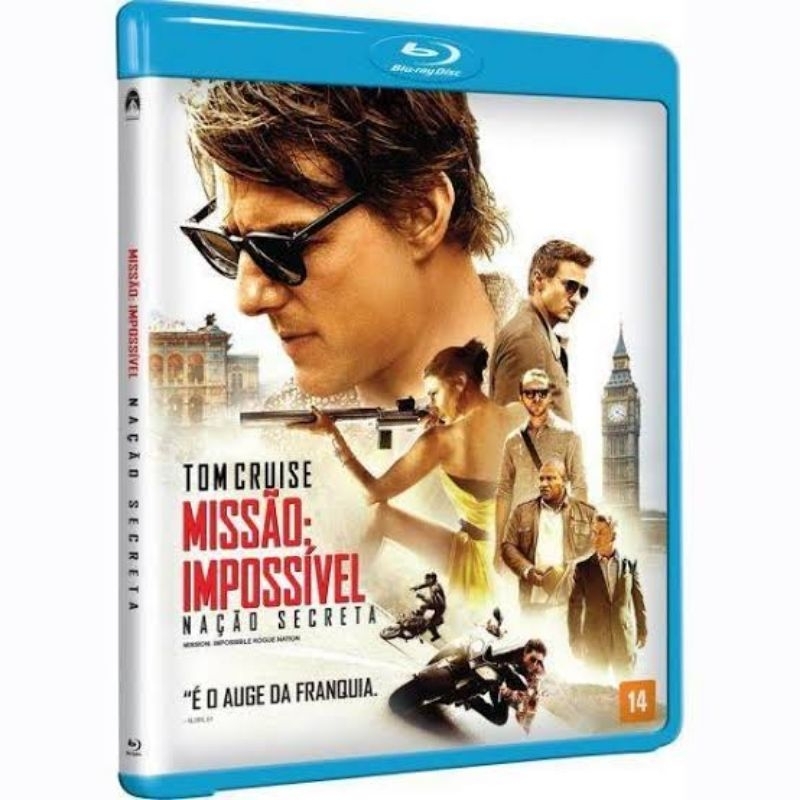 BLURAY ORIGINAL - MISSÃO IMPOSSÍVEL, NAÇÃO SECRETA. DUBLADO E LEGENDADO