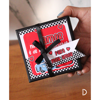 Mini Box McQueen & Sally – Amor em Alta Velocidade caixa de 9x9x3cm em Oferta na Shopee