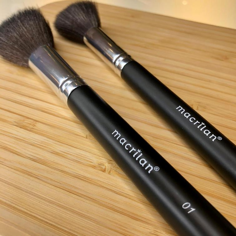 Kit 12 Pincéis para Maquiagem - KP9-1A - Macrilan — imagem 2 de 2
