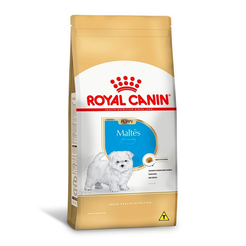 RAÇÃO ROYAL CANIN PUPPY MALTÊS CÃES FILHOTES 1KG
