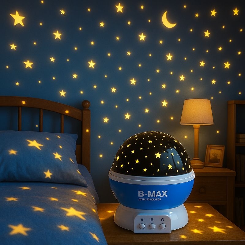 Luminária Projetor Estrela Globo 360 Residente Novo Modelo B-MAX