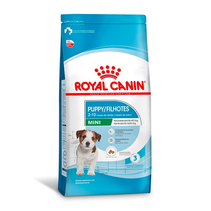 RAÇÃO ROYAL CANIN MINI JUNIOR CÃES FILHOTES 1KG