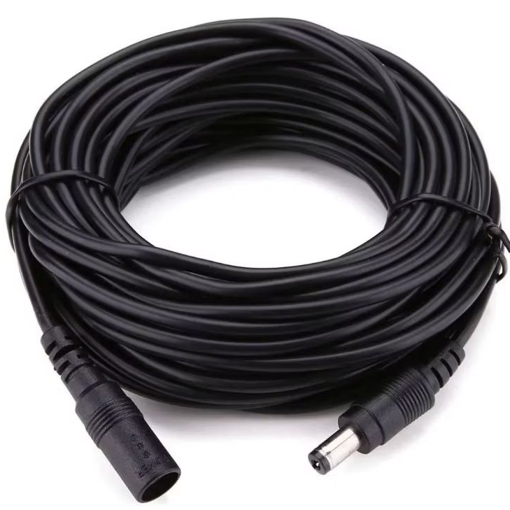 Cabo Extensor P4 Para Fonte Camera Led 20 Metros