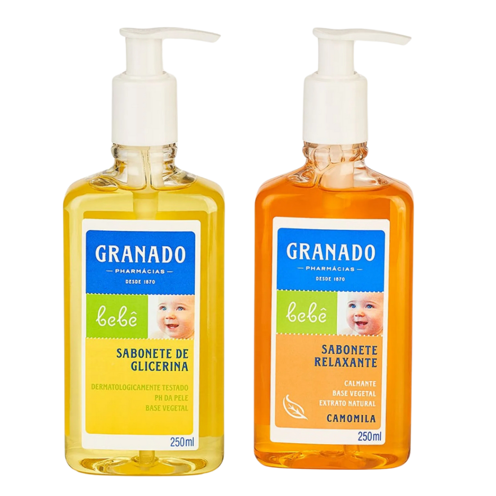 Sabonete Glicerina Líquido Bebe Granado 250ml Infantil