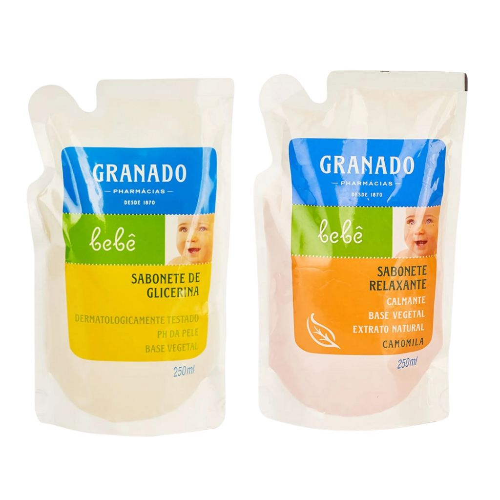 Refil Sabonete Líquido Glicerina Bebe Granado 250ml Infantil