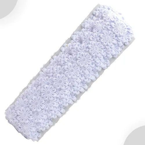 RENDA GUIPIR CHL-207 FLOR - 2.5 CM - ROLO C/13.7 METROS