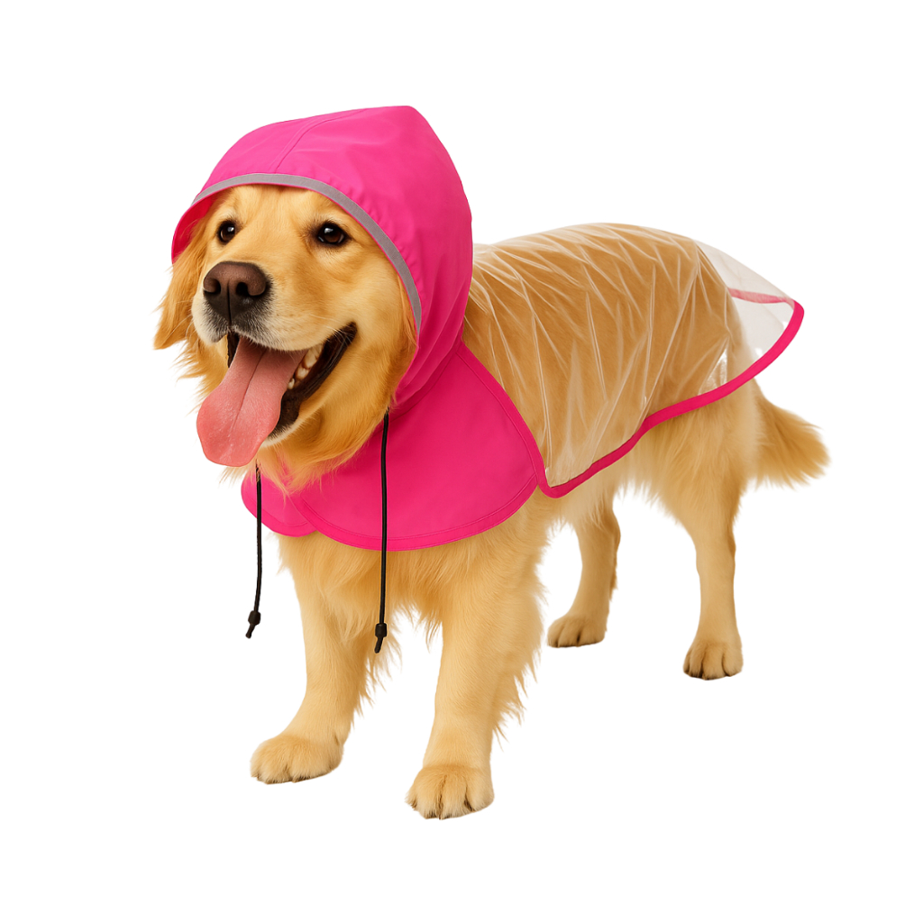 Capa de Chuva Pet Impermeável Proteção Cachorro Gato Pequeno Médio Grande Porte Passeio Chuva em Oferta na Shopee