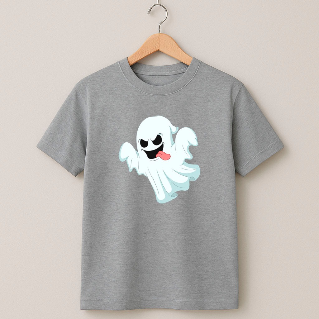 Blusa masculina estampa fantasma manga curta oferta