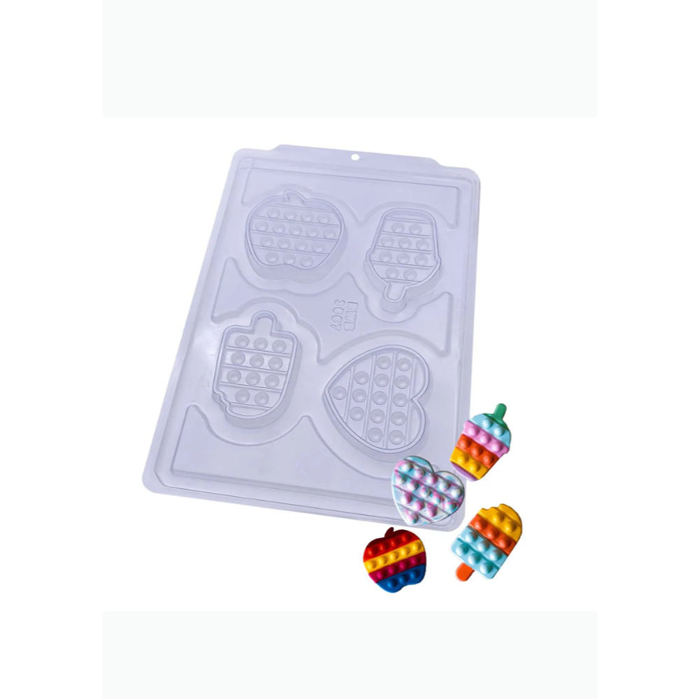 Bwb Forma Simples Acetato Pop It Divertido 2 Cod3667