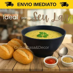 Kit Cumbuca Caldo Quente Feijoada Tigela Pote Açaí Sopa Sorvete Festa Junina 800 ml de plastico