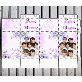 KIT 30 ITENS BTS > 15 CAIXINHAS MILK E 15 PIRAMIDES P ANIVERSÁRIO, LEMBRANCINHA PARA FESTA em Oferta na Shopee