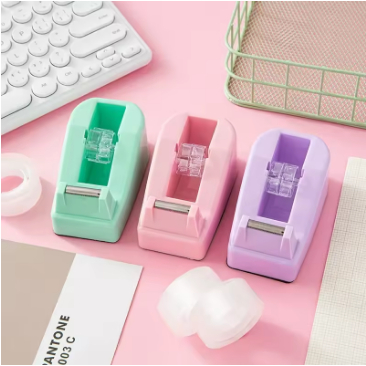 Suporte Fita Adesiva + 2 Fita Durex Adesiva Pequena De Mesa em Oferta na Shopee