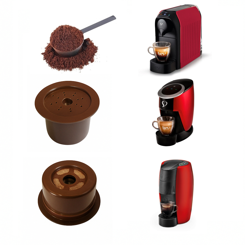 3 Cápsula Três Corações Reutilizáveis Para Passione Lov e Touch em Oferta na Shopee