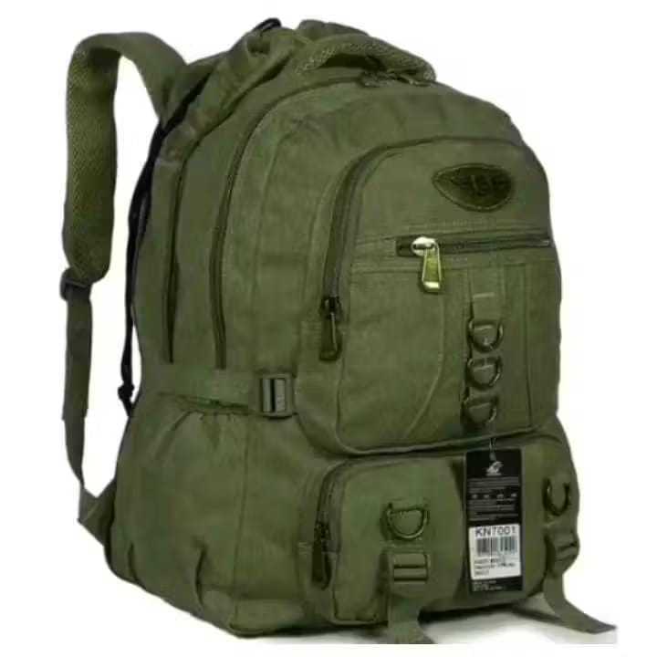 Mochila De Lona Reforçada 60 Litros Expansiva Camping, KVN #KV7001