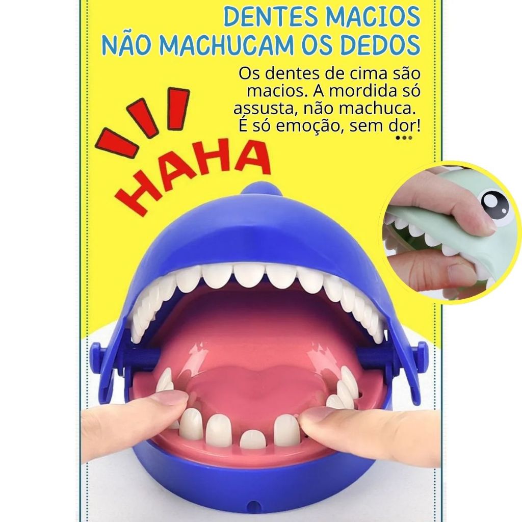 Brinquedo Morde Dedo Interativo Infantil – Jogo Dentista Divertido — imagem 2 de 2