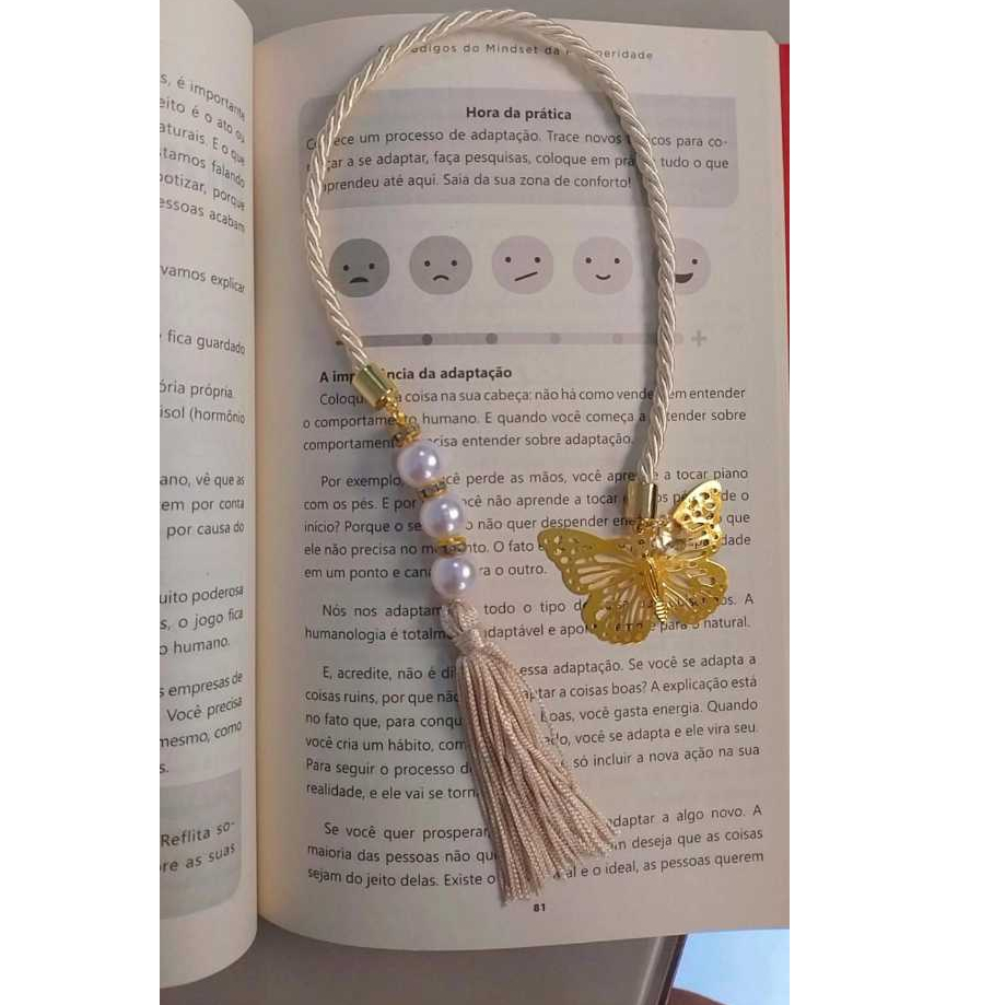 01 Pcs Marcadores De Páginas Com Pingente De Metal/Borboleta/Livros/Stitch Clips Marcador de página em Oferta na Shopee