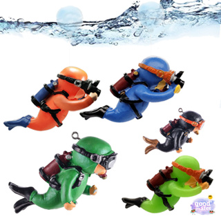 2 Enfeites De Aquário Mergulhador Fotógrafo Flutuante em Oferta na Shopee