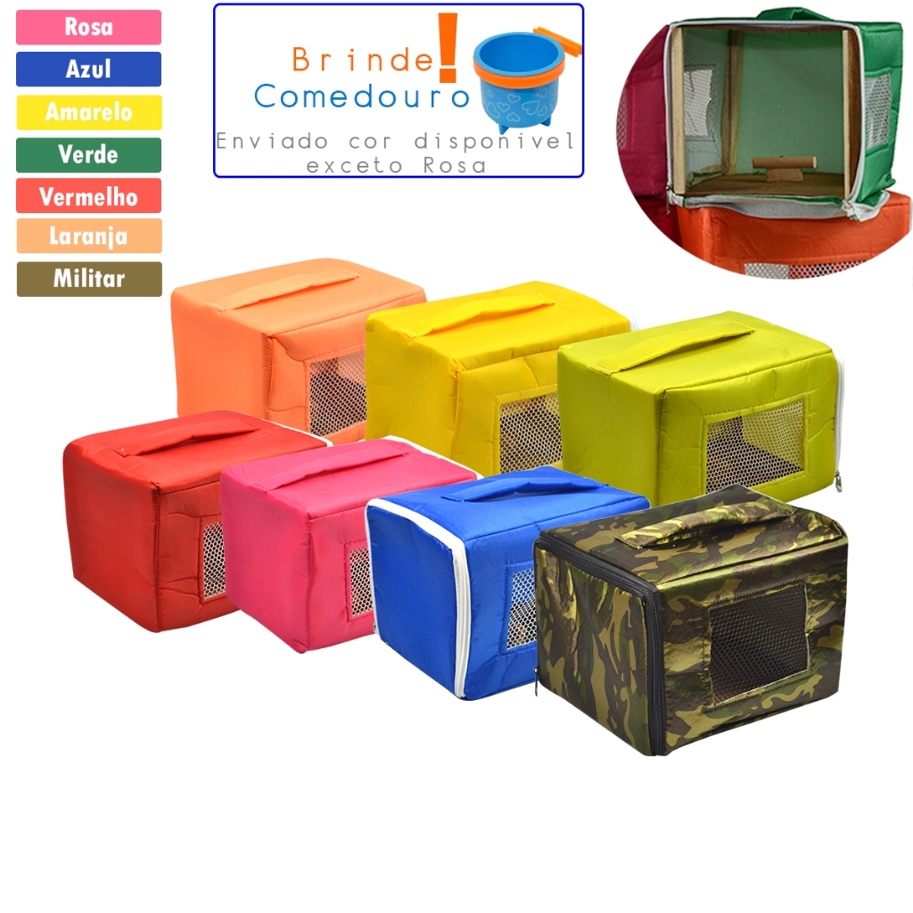 Bolsa Maleta de Transporte para Calopsita Promoção