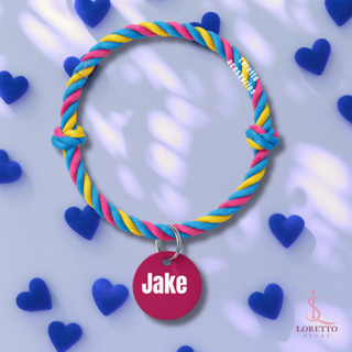 Coleira com nome pet cachorro ou gato com telefone gravado J2 em Oferta na Shopee