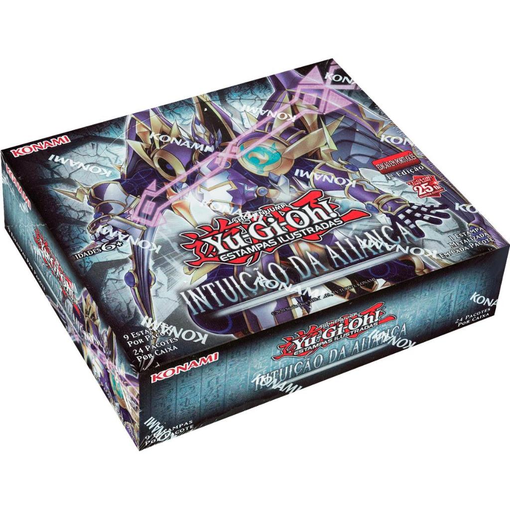 Yugioh Box 24 Booster Intuição Da Aliança Konami Cartas Português