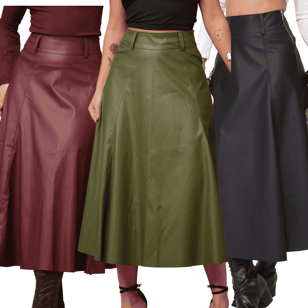 Saia Longa Feminina - Moda Evangélica Saia Midi Saia Godê Rodada Saias evangélicas Country em Oferta na Shopee