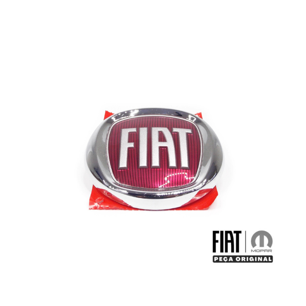 EMBLEMA DA GRADE DIANTEIRA UNO MILLE 04 A 13 PALIO FIRE 04 A 19 IDEA 11 A 19 ORIGINAL FIAT
