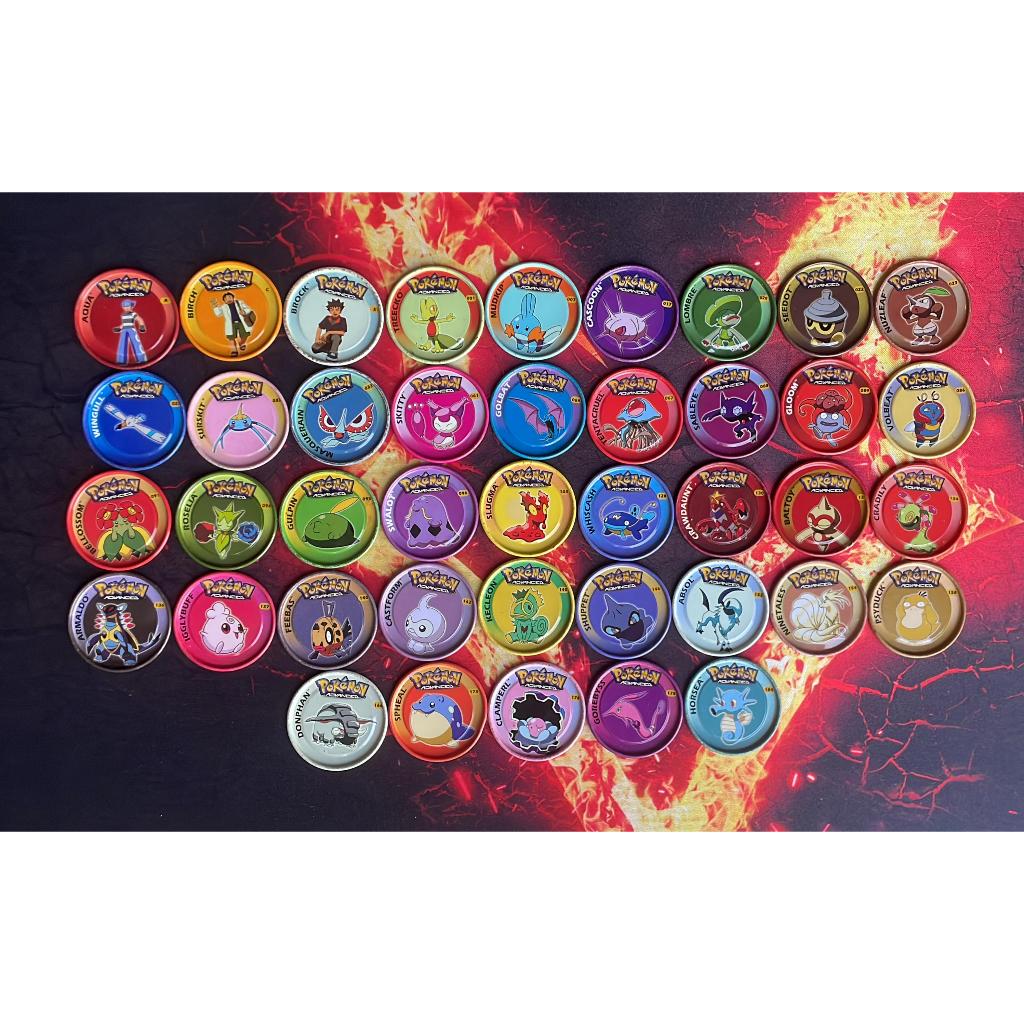 Tazos Pokémon Advanced Metal Panini Lote c/ 41UND
