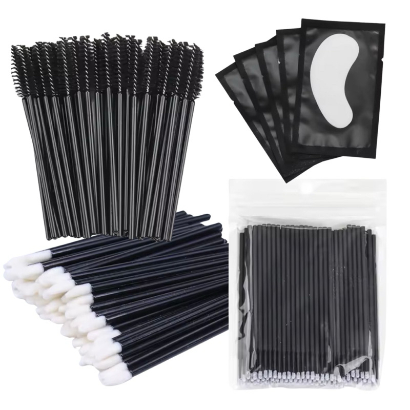 Kit 250 Escovinha Pads Microbrush Pincel Aplicador lashes cílios envio imediato em Oferta na Shopee