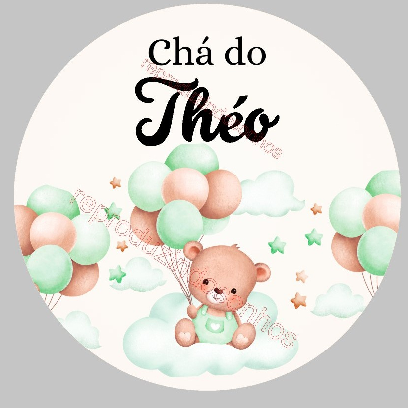 100 ADESIVOS DE CHÁ DE BEBÊ - PERSONALIZADO COM NOME - Verde -  Aniversário, Chá Revelação em Oferta na Shopee