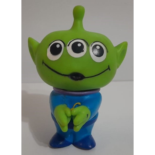 Boneco Emborrachado Agarradinho do Personagem Alien Verde - Toy Story - Disney