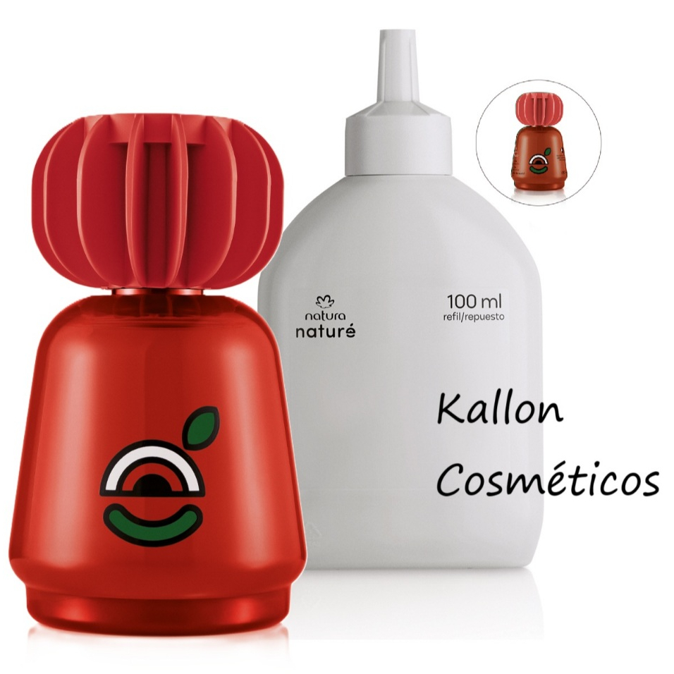 Kit(Perfume com Refil) Linha Infantil Naturé Corre Corre 100 ml, Frutal, Pós Banho, Original, Novo, Natura Cosméticos