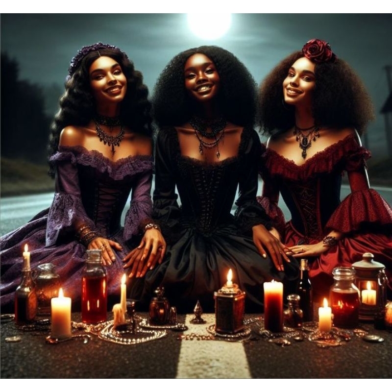 Quadro Pombagira Maria Mulambo, Dama da Noite e Maria Padilha Placa Decorativa MDF Envio Imediato Pomba gira,pombogira,