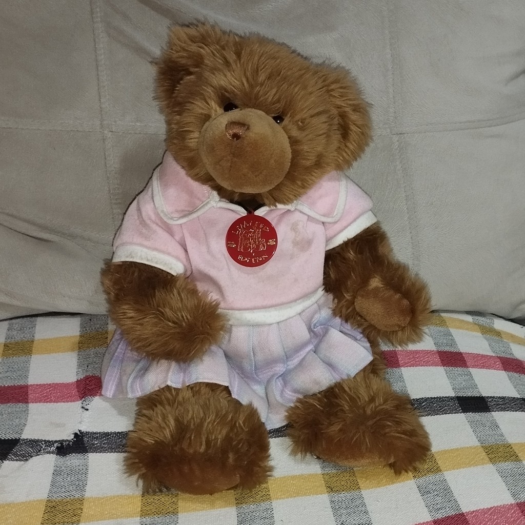 Urso de Pelúcia, Build-A-Bear, marrom, edição limitada, Collectibears, Teddy Bear Centennial, usada