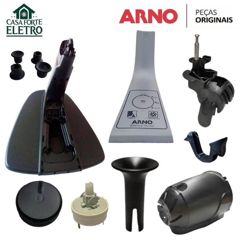 Peça Original p/ Ventilador Arno VF40 | Base, capô, Pé, interruptor e Mais | Envio Rápido!