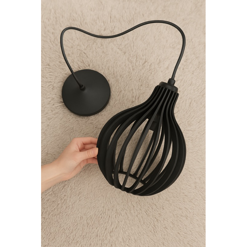 Luminaria Pendente De Teto Vintage Decoração Rústica Varias Cores em Oferta na Shopee