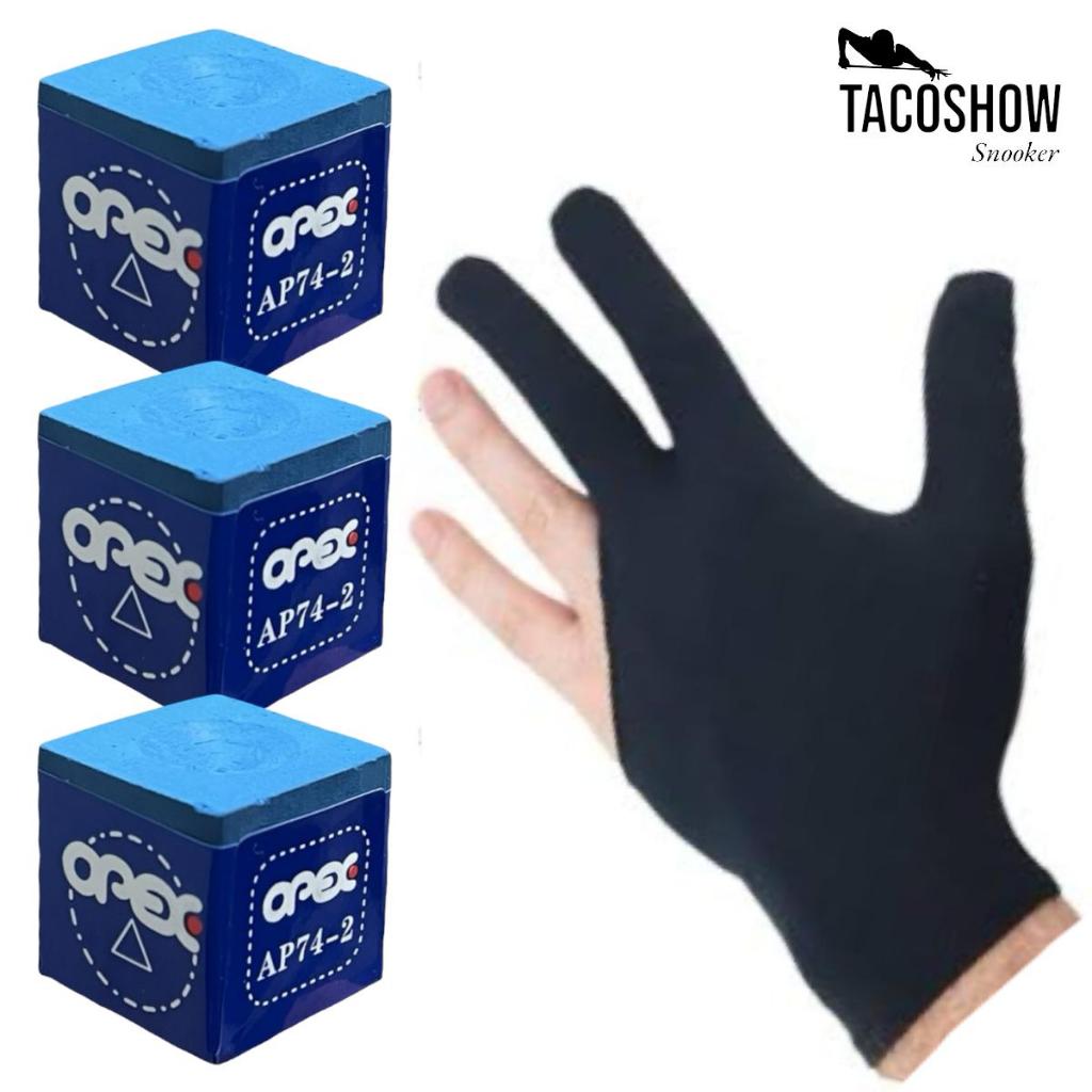 Giz de Sinuca Apex Importado Original Azul Luva Lycra Snooker para Taco de Bilhar Profissional em Oferta na Shopee