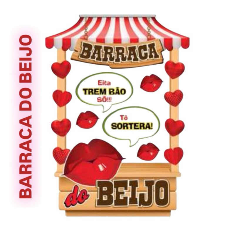 MOLDURA PARA FOTOS BARRACA DO BEIJO FESTA JUNINA 2025